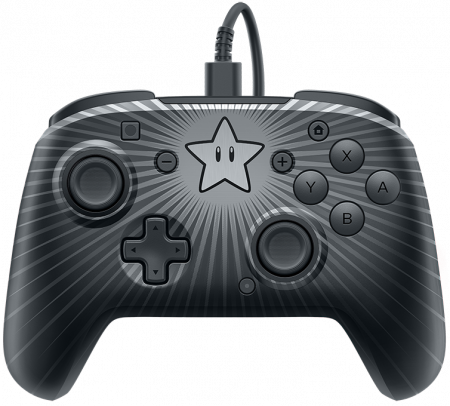   Faceoff Wired Pro Controller Super Mario Star Edition  (Switch)