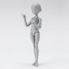 Фигурка Bandai Tamashii Nations S.H.Figuarts: Тело Чан с множеством точек артикуляции Вер. Серый (Body Chan Edition Dx Set (Gray Color Ver.)) Кен Сугимори (Ken Sugimori) (621030) 13 см 