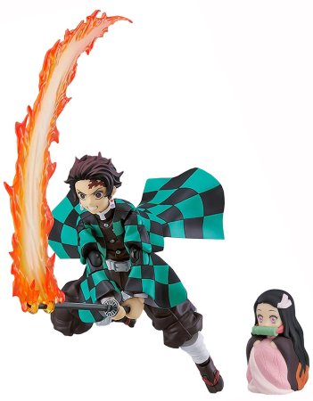 Фигурка Good Smile Company Figma: Тандзиро Камадо (Tanjiro Kamado DX Edition) Клинок, рассекающий демонов (Demon Slayer: Kimetsu no Yaiba) (4545784067017) 13,5 см