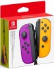 Набор из 2-х контроллеров Joy-Con Неоновый фиолетовый/Неоновый оранжевый (Switch) (OEM)