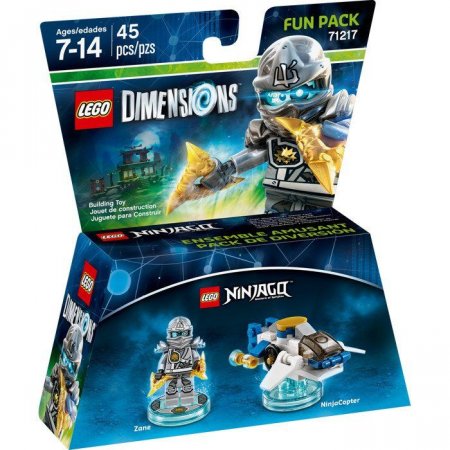 LEGO Dimensions Fun Pack Lego Ninjago: Masters of Spinjitzu (Zane, NinjaCopter) 