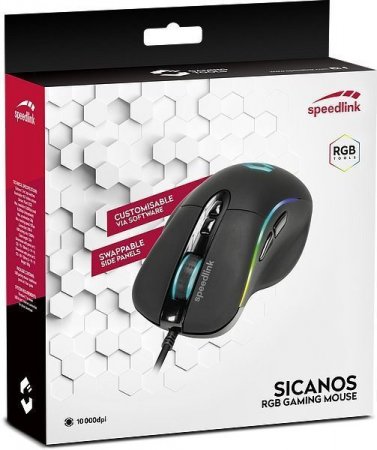   Speedlink Sicanos RGB Gaming Mouse  (SL-680013-BK) (PC) 
