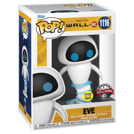 фигурки Фигурка Funko POP! Disney: Ева Летает (Eve Flying (GW) (Exc)) Валл-И (Wall-E) (60334) 9,5 см