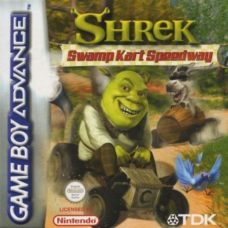 Shrek Swamp Kart Speedway   (GBA)  Game boy
