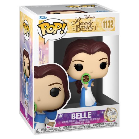 фигурки Фигурка Funko POP! Disney: Белль (Belle) Красавица и Чудовище 30-ти летняя годовщина (Beauty & The Beast 30th) (57583) 9,5 см