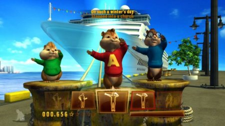 Alvin and The Chipmunks: Chipwrecked (Элвин и бурундуки 3) для Kinect (Xbox 360) USED Б/У