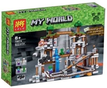 Конструктор Lele My World Шахта 922 деталей (No.79074)