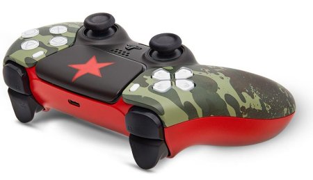 Геймпад беспроводной (кастомизированный) Sony DualSense Wireless Controller (Броня победы) Оригинал RAINBO (PS5)