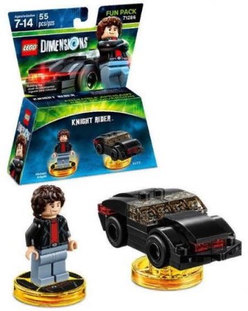 LEGO Dimensions Fun Pack Knight Rider (Michael Knight, K.I.T.T.) 