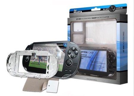 Набор аксессуаров 4 в 1 Черный (PS Vita)