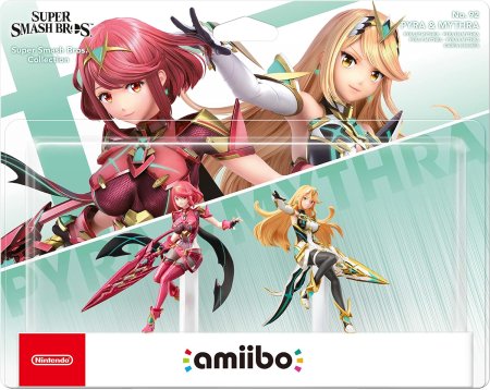 Amiibo: Комплект фигурок: Пира и Митра №92 (Pyra & Mythra №92) (Super Smash Bros Collection)