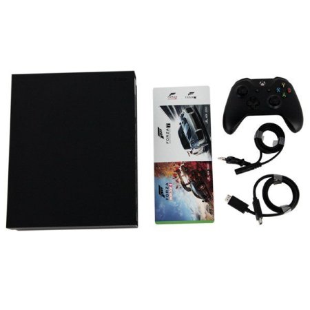 Игровая приставка Microsoft Xbox One X 1Tb Rus Черная + игра Forza Horizon 4 Код на загрузку + игра Forza Motorsport 7 Код на загрузку 