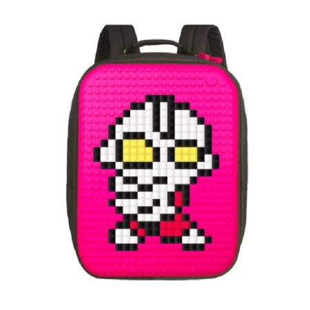  Пиксельный рюкзак Canvas Classic Pixel Backpack WY-A001 Фуксия Рюкзаки