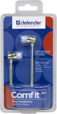 Наушники DEFENDER Comfit-260, розовые (PC) 