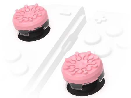 Накладки на стики для контроллеров Joy-Con KontrolFreek Splash Edition Pastel Pink (Пастельно-розовый) |8 (Switch/Switch Lite)