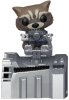 Фигурка Funko POP! Deluxe Bobble: Енот Ракета (Rocket (Exc)) Марвел: Мстители: Война бесконечности - Корабль Стражей Галактики (Marvel Avengers: Infinity War - Guardians Ship) ((1025) 63211) 15 см
