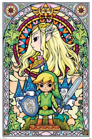   Maxi Pyramid:  (Stained Glass)    (The Legend Of Zelda) (PP33735) 91,5 