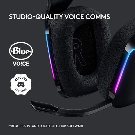 Гарнитура беспроводная Logitech G G733 LightSpeed Black (Черный) (PC) 