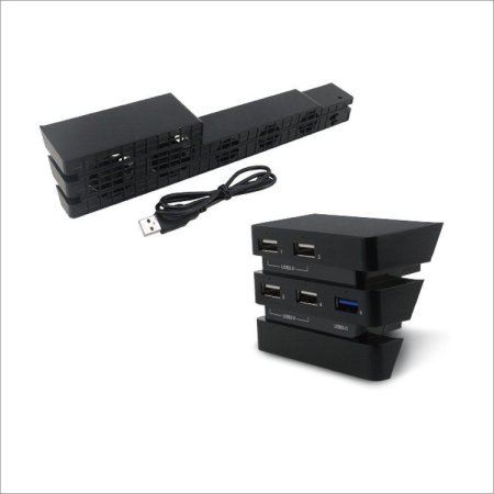  Вентилятор для охлаждения консоли + Разветвитель USB HUB DOBE (TP4-894) (PS4 Pro) 
