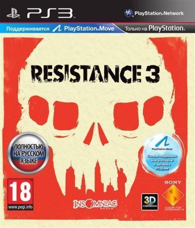   Resistance 3     3D  PlayStation Move (PS3)  Sony Playstation 3