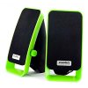 Мини-колонки ENZATEC SP307, USB, серебряные/чёрные (PC) 