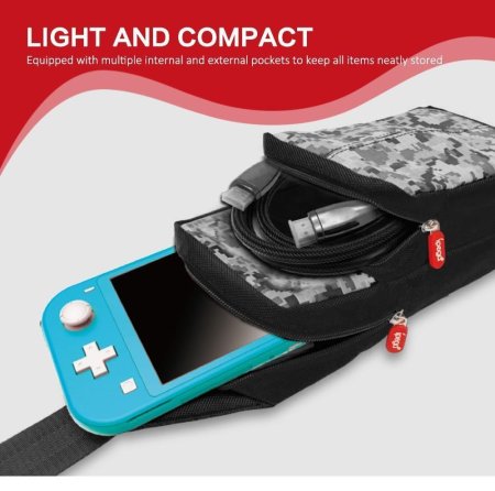 Сумка для аксессуаров и консоли iPega (PG-SL011B) (Switch/Switch Lite)
