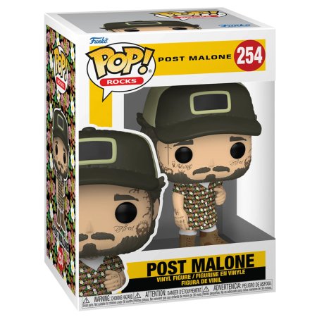 фигурки Фигурка Funko POP! Rocks: Пост Малон в Сарафане (Post Malone Sundress) Пост Малон (Post Malone) ((254) 59799) 9,5 см