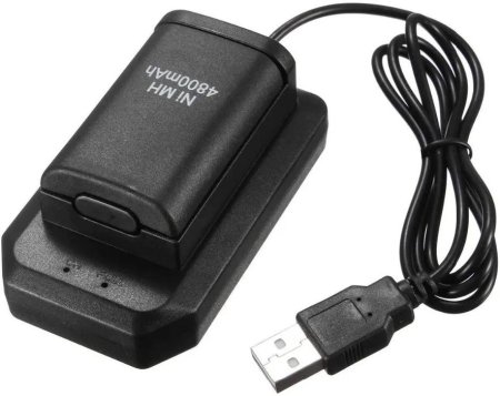 Набор аксессуаров 2 в 1 Battery Pack+Charger Dock: Аккумулятор 4800 мАч + Зарядное устройство (BN-X3606) (Xbox 360)