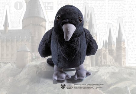  Мягкая игрушка The Noble Collection: Талисман Когтеврана "Ворон" (Ravenclaw Mascot "Raven") Гарри Поттер (Harry Potter) 22 см + Подушка 34 см