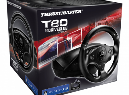    Thrustmaster T80RS Drive Club (Limited Edition) Racing Wheel Official  PS4