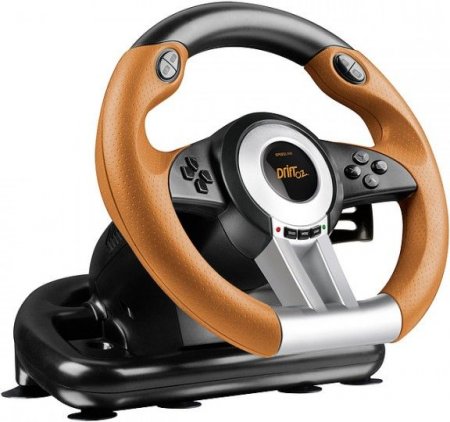  Speedlink DRIFT O.Z. Racing Wheel Black-Orange (PC/PS3) 