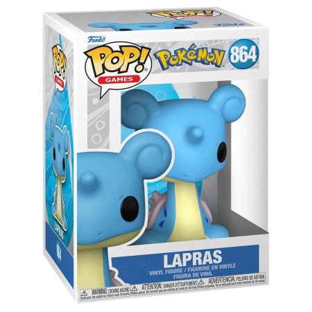 фигурки Фигурка Funko POP! Games: Лапрас (Lapras) Покемон (Pokemon) ((864) 62265) 9,5 см