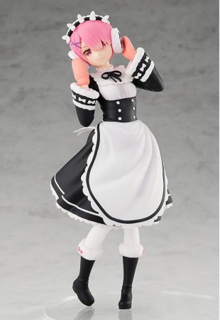 Фигурка Good Smile Company Pop Up Parade: Рам (Ram) Ре Зеро – жизнь с нуля в другом мире Снеговой Сезон (Re: Zero Ice Season) (4580416945370) 17 см 