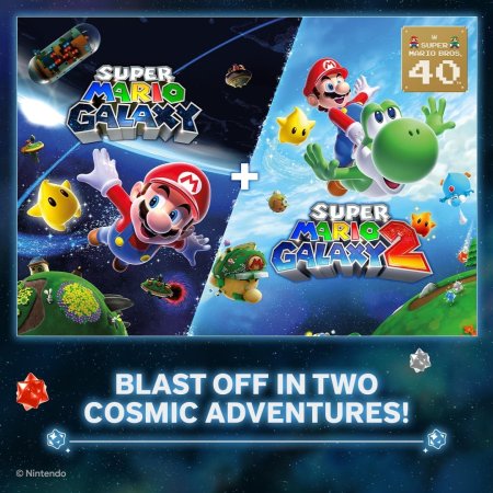 игра Super Mario Galaxy + Super Mario Galaxy 2 (Switch) для Nintendo Switch