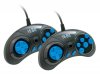 Игровая приставка 16 bit Sega Magistr Drive 2 (160 в 1) + 160 встроенных игр + 2 геймпада (Черная)