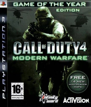   Call of Duty 4: Modern Warfare    (Game of the Year Edition) (PS3)  Sony Playstation 3