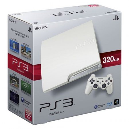   Sony PlayStation 3 Slim (320 Gb) White Sony PS3