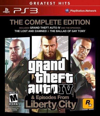   GTA: Grand Theft Auto 4 (IV) The Complete Edition (PS3) USED /  Sony Playstation 3