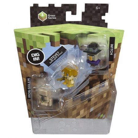   Minecraft mini-figures Steve with gold armor set 1  