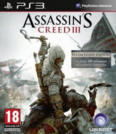   Assassin's Creed 3 (III)   (PS3)  Sony Playstation 3