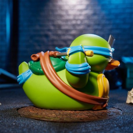 Фигурка-утка Numskull Tubbz: Леонардо (Leonardo) Черепашки-ниндзя (Teenage Mutant Ninja Turtles TMNT) 9 см Персонажи игр