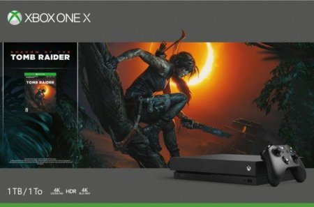   Microsoft Xbox One X 1Tb Rus  + Shadow of the Tomb Raider   
