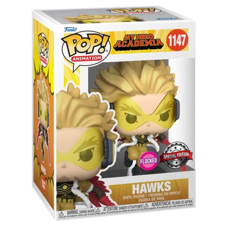фигурки Фигурка Funko POP! Animation: Ястреб Флок (Hawks (FL) (Exc)) Моя Геройская Академия (My Hero Academia) ((1147) 58798) 9,5 см