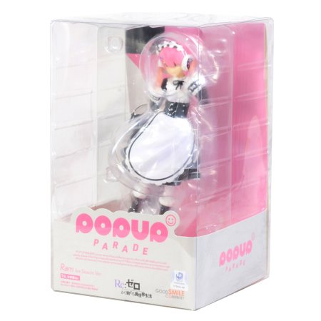 Фигурка Good Smile Company Pop Up Parade: Рам (Ram) Жизнь с нуля в альтернативном мире (Re:ZERO Starting Life in Another World Ice Season Ver.) (4580416942898) 18 см 