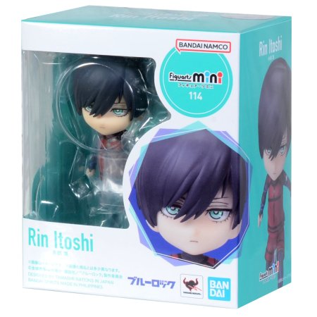 Фигурка BANDAI Figuarts Mini: Рин Итоши (Rin Itoshi) Синяя тюрьма: Блю Лок (Blue Lock) (4573102649416) 9 см