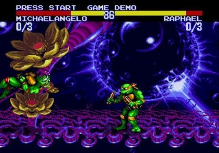 Коллекционный сборник 2 в 1 Черепашки Ниндзя (Ninja Turtles) (16BC-006) Русская Версия (16 bit) 