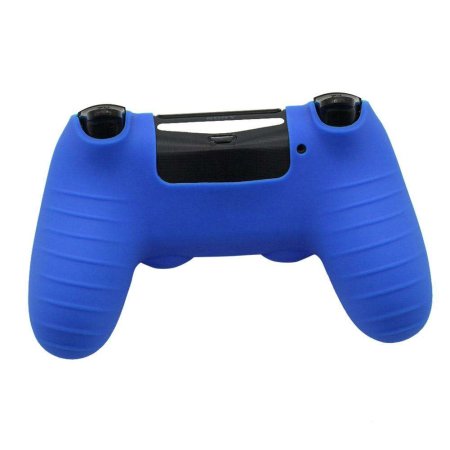  Защитный силиконовый чехол Controller Silicon Case (Non-Slip) для геймпада Sony Dualshock 4 Wireless Controller (Синий) (PS4) 