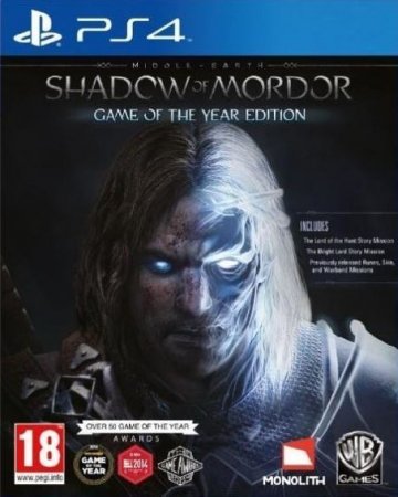   (Middle-earth):   (Shadow of Mordor)    (Game of the Year Edition) (PS4) Playstation 4