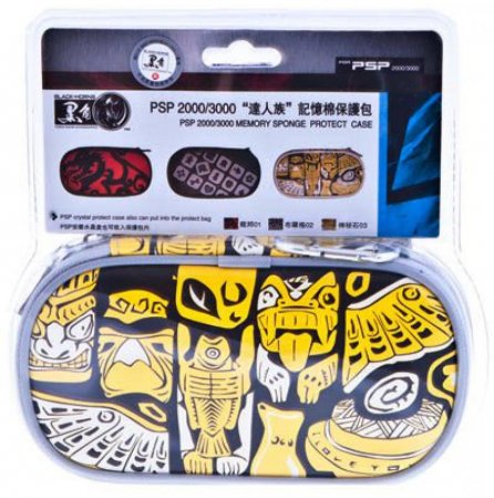   Memory Sponge Protect Case  PSP 2000/3000 Black Horns (BH-PSP02216) (PSP) 