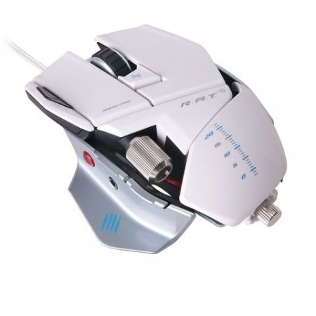   Mad Catz R.A.T.5 Gaming Mouse (White) (PC) 